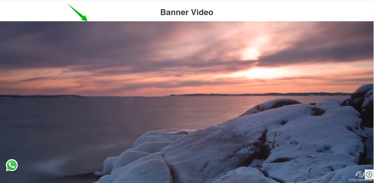 banner video