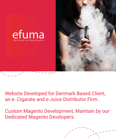 Efuma e-cigarette and e-liquid distributor Denmark