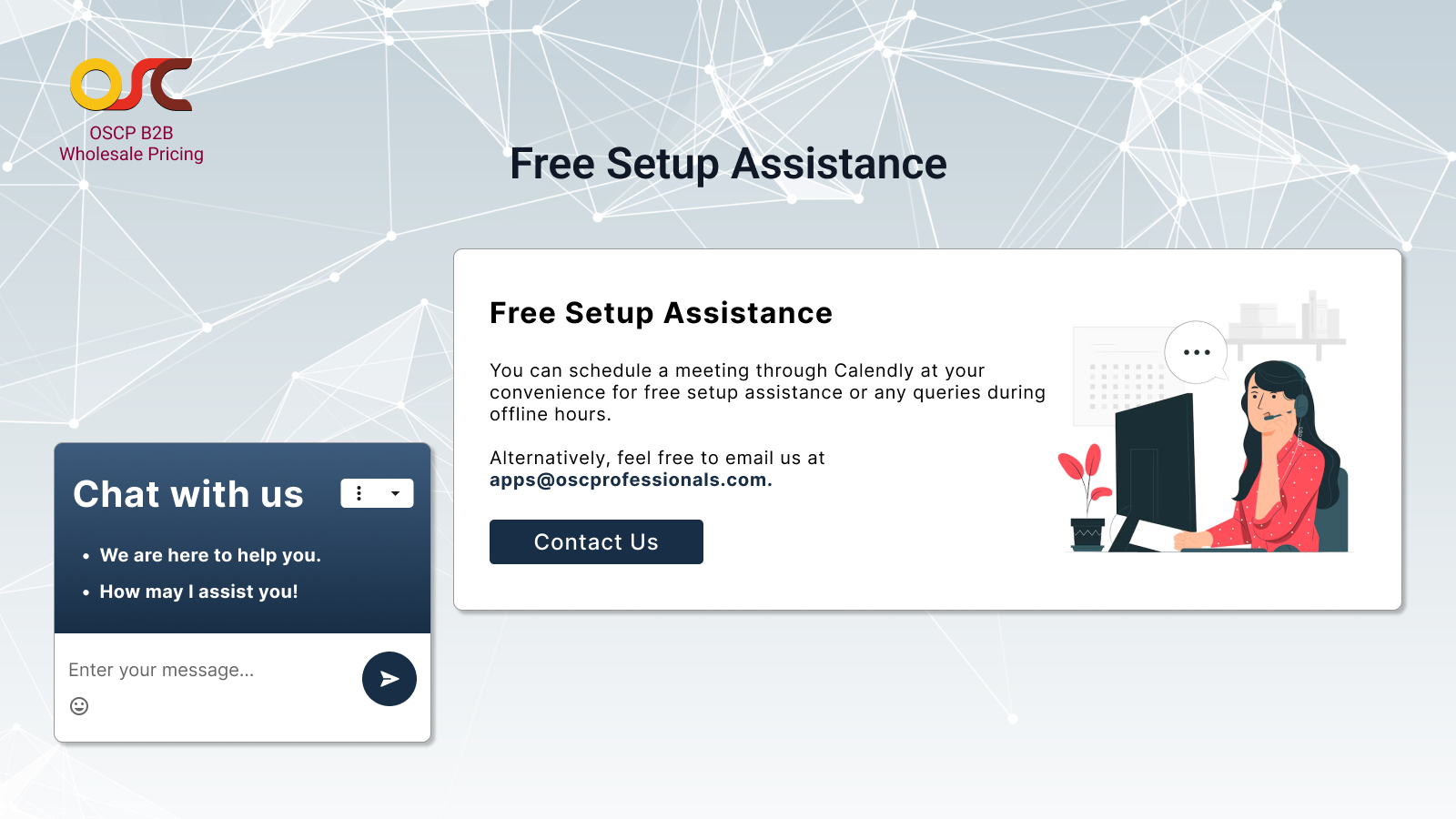 free setup assistance