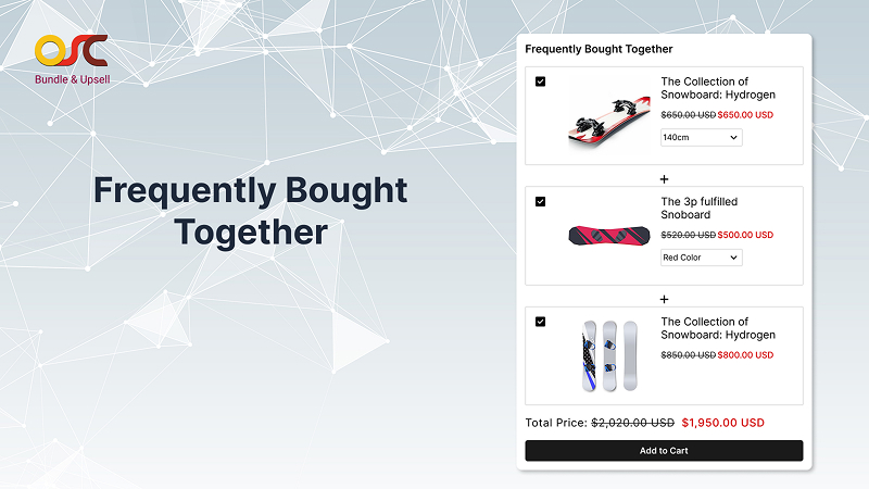 Bundle & Upsell Frequently Bought Together