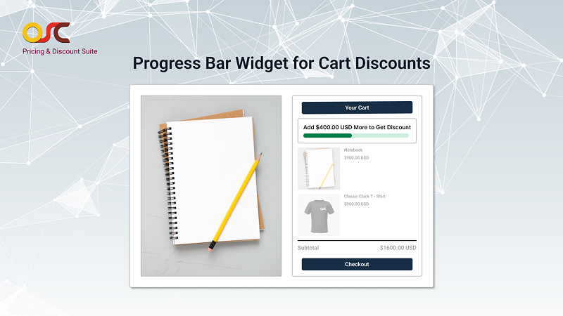 Progress Bar Widget for Cart Discounts