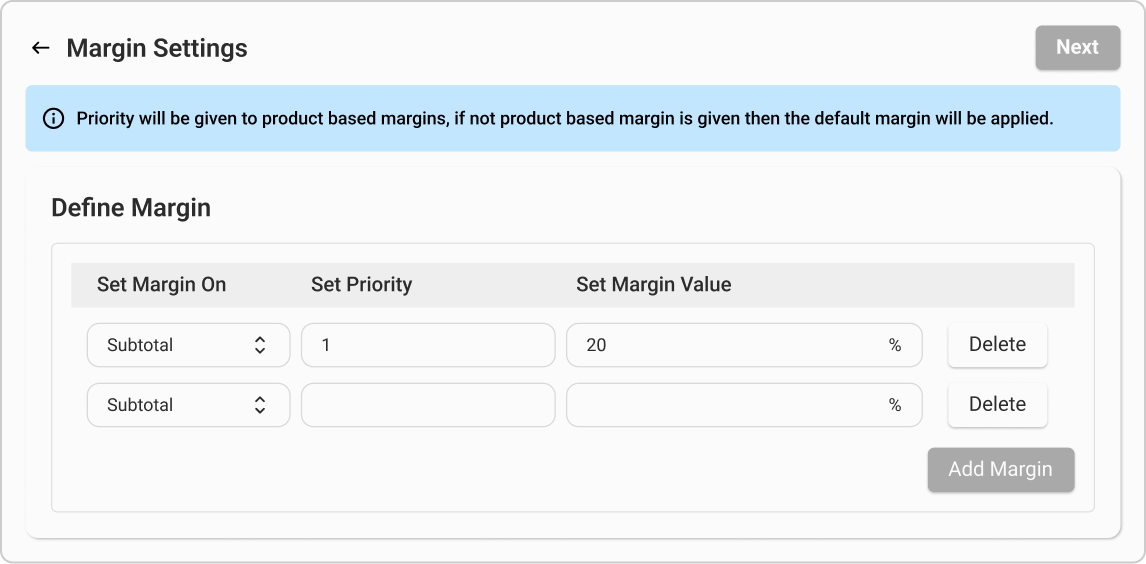 margin-setting